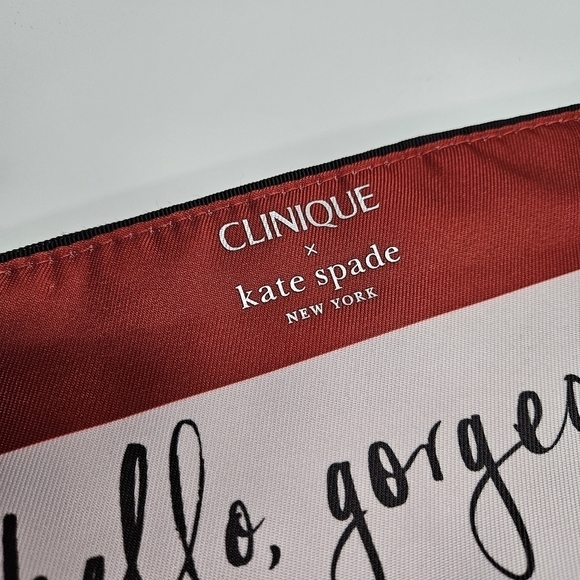 Clinique x Kate Spade Hello Gorgeous Cosmetic Travel Storage Bag - Picture 6 of 6